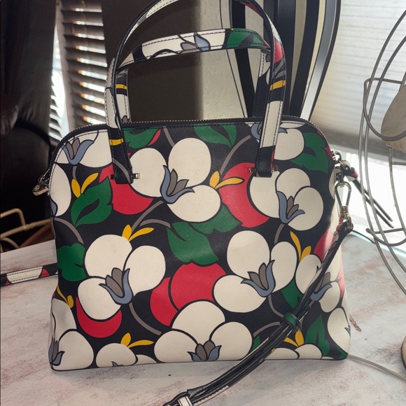 Kate Spade DAWN Breezy FLORAL Satchel Dome Crossbody NWOT - Picture 5 of 13
